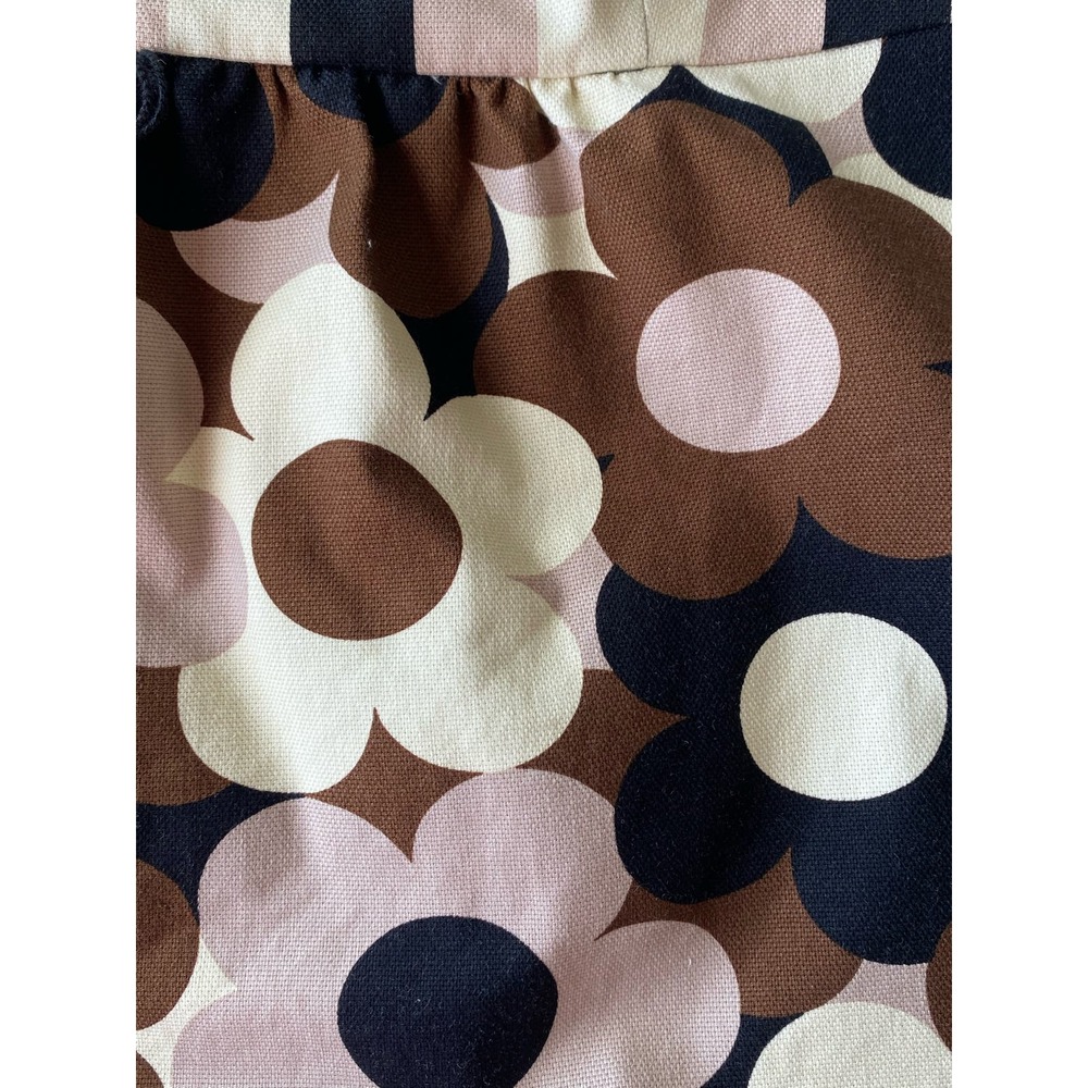 Betsey Johnson Dress Vintage Mod Flower 90s does 60s Cotton Spandex Lined Size 8 - Picture 10 of 15